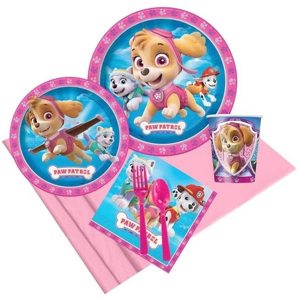 Birthday Express BirthdayExpress 268728 Pink Paw Patrol Party Pack - Pack of 8 268728